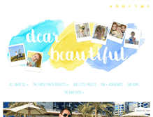 Tablet Screenshot of dearbeautifulboy.com